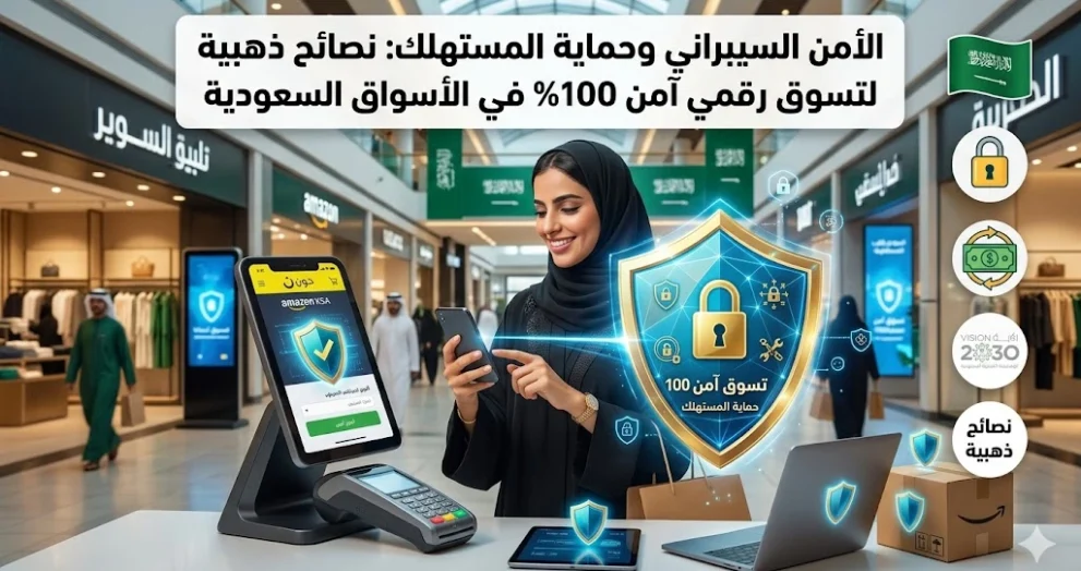 الأمن السيبراني وحماية المستهلك: نصائح ذهبية لتسوق رقمي آمن 100% في الأسواق السعودية