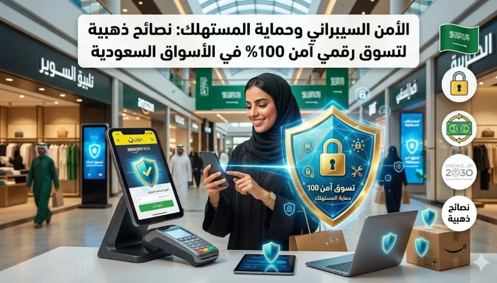 الأمن السيبراني وحماية المستهلك: نصائح ذهبية لتسوق رقمي آمن 100% في الأسواق السعودية