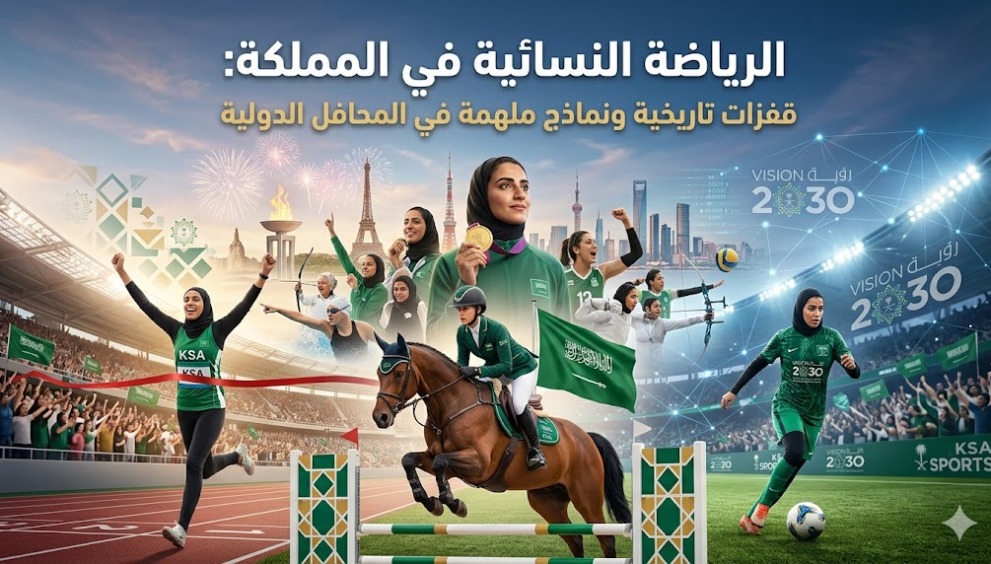 الرياضة النسائية في المملكة: قفزات تاريخية ونماذج ملهمة في المحافل الدولية