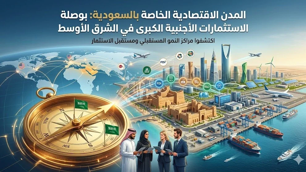 المدن الاقتصادية الخاصة بالسعودية: بوصلة الاستثمارات الأجنبية الكبرى في الشرق الأوسط