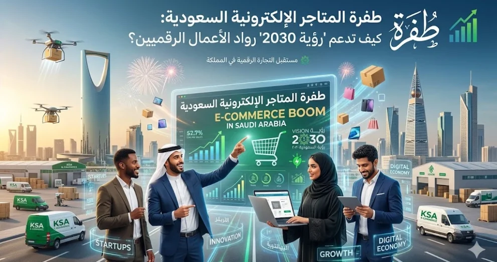 طفرة المتاجر الإلكترونية السعودية: كيف تدعم "رؤية 2030" رواد الأعمال الرقميين؟