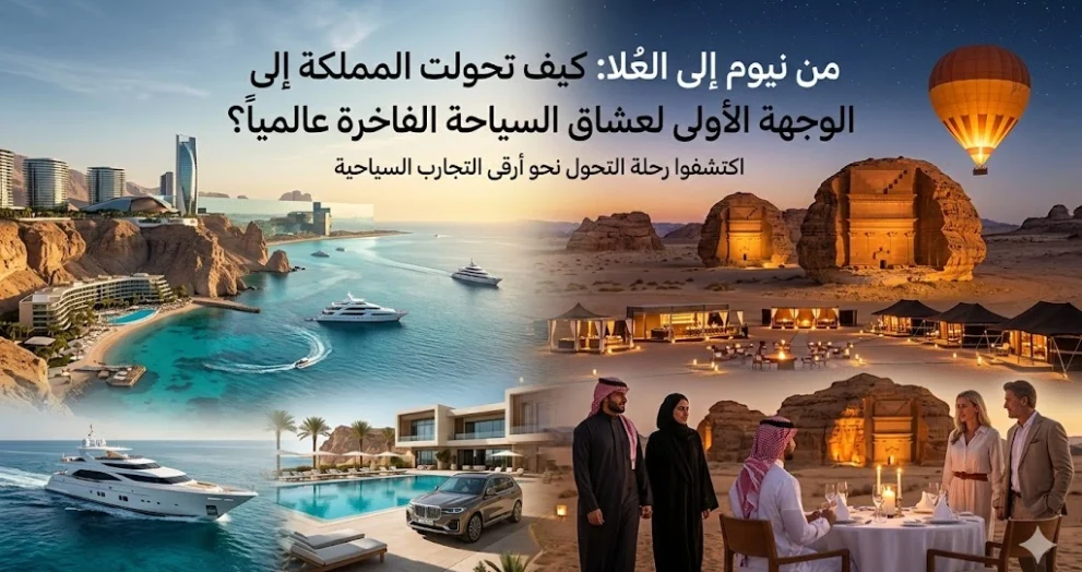من نيوم إلى العُلا: كيف تحولت المملكة إلى الوجهة الأولى لعشاق السياحة الفاخرة عالمياً؟