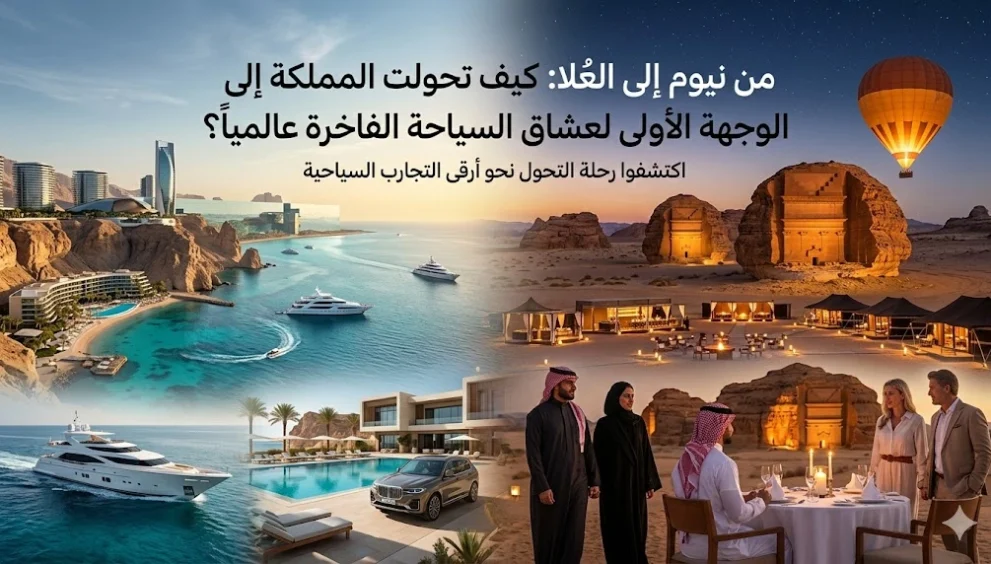 من نيوم إلى العُلا: كيف تحولت المملكة إلى الوجهة الأولى لعشاق السياحة الفاخرة عالمياً؟