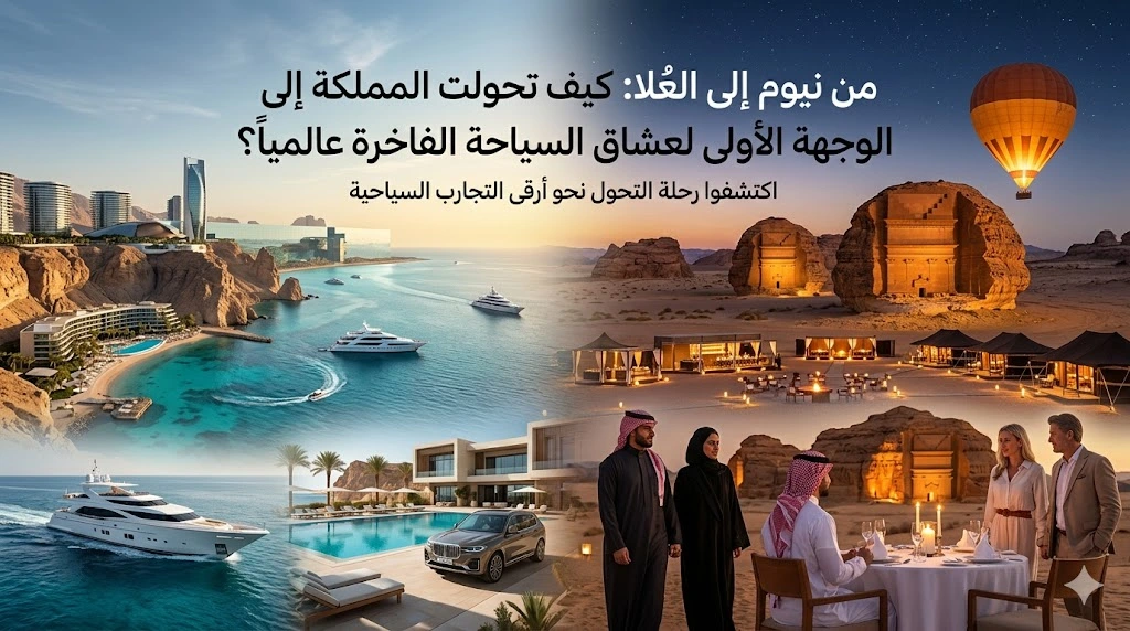 من نيوم إلى العُلا: كيف تحولت المملكة إلى الوجهة الأولى لعشاق السياحة الفاخرة عالمياً؟