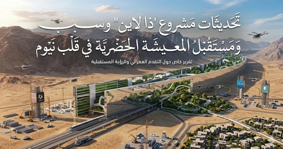 تحديثات مشروع "ذا لاين" ومستقبل المعيشة الحضرية في قلب نيوم