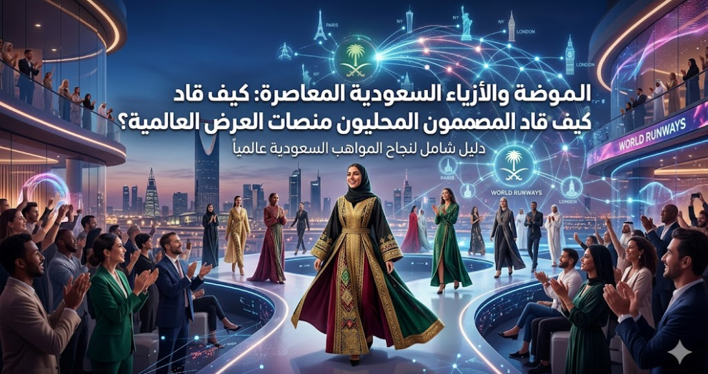 الموضة والأزياء السعودية المعاصرة: كيف قاد المصممون المحليون منصات العرض العالمية؟