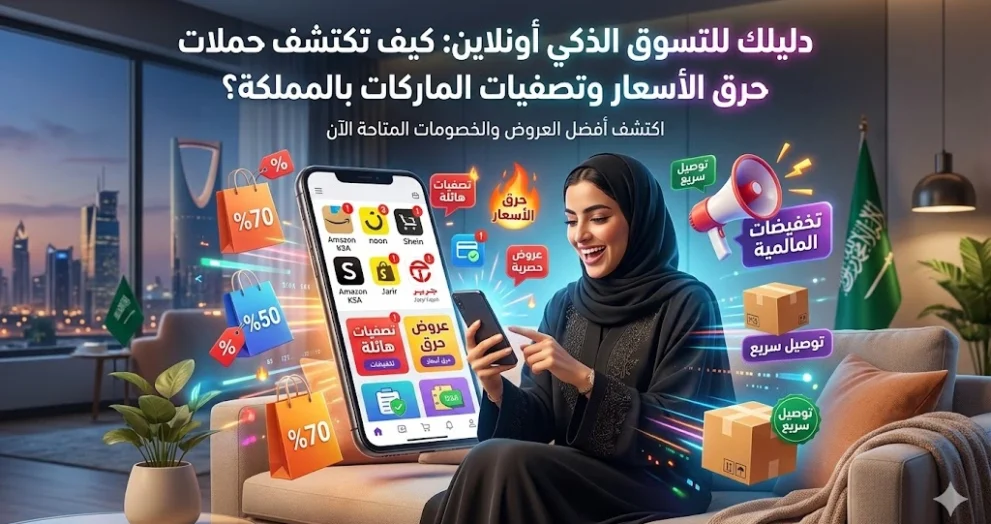 دليلك للتسوق الذكي أونلاين: كيف تكتشف حملات حرق الأسعار وتصفيات الماركات بالمملكة؟