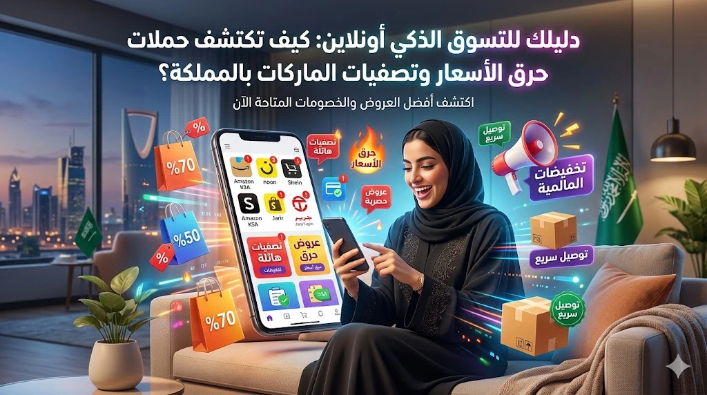 دليلك للتسوق الذكي أونلاين: كيف تكتشف حملات حرق الأسعار وتصفيات الماركات بالمملكة؟