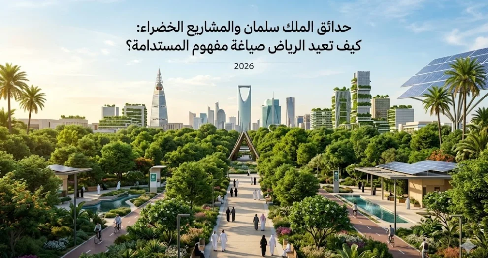حدائق الملك سلمان والمشاريع الخضراء: كيف تعيد الرياض صياغة مفهوم المدن المستدامة؟