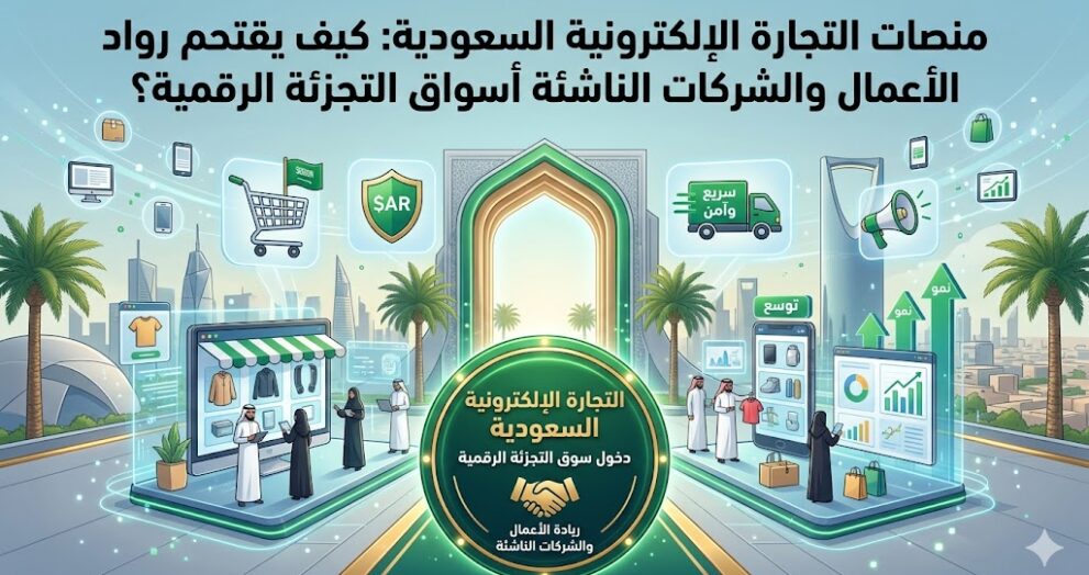 منصات التجارة الإلكترونية السعودية: كيف يقتحم رواد الأعمال والشركات الناشئة أسواق التجزئة الرقمية؟