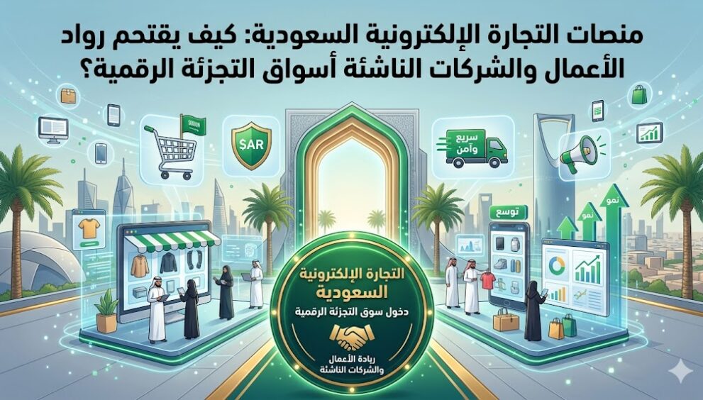 منصات التجارة الإلكترونية السعودية: كيف يقتحم رواد الأعمال والشركات الناشئة أسواق التجزئة الرقمية؟