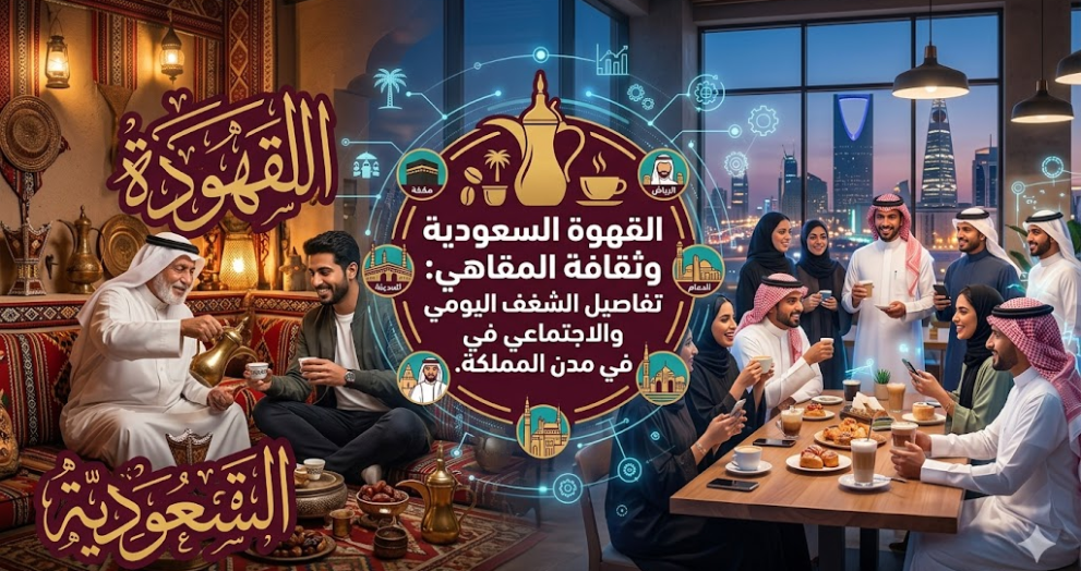 القهوة السعودية وثقافة المقاهي: تفاصيل الشغف اليومي والاجتماعي في مدن المملكة