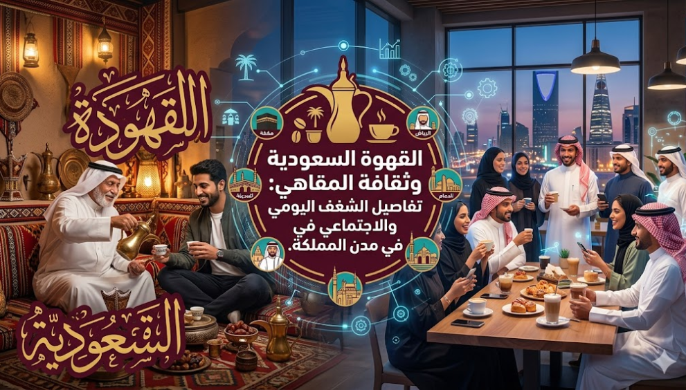 القهوة السعودية وثقافة المقاهي: تفاصيل الشغف اليومي والاجتماعي في مدن المملكة