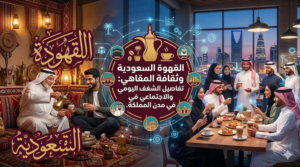 القهوة السعودية وثقافة المقاهي: تفاصيل الشغف اليومي والاجتماعي في مدن المملكة
