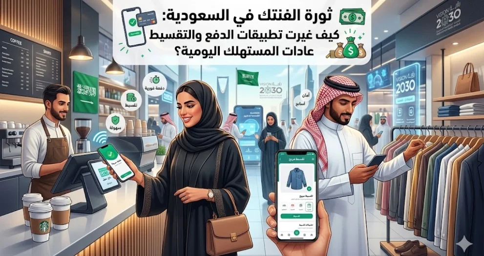 ثورة الفنتك في السعودية: كيف غيرت تطبيقات الدفع والتقسيط عادات المستهلك اليومية؟