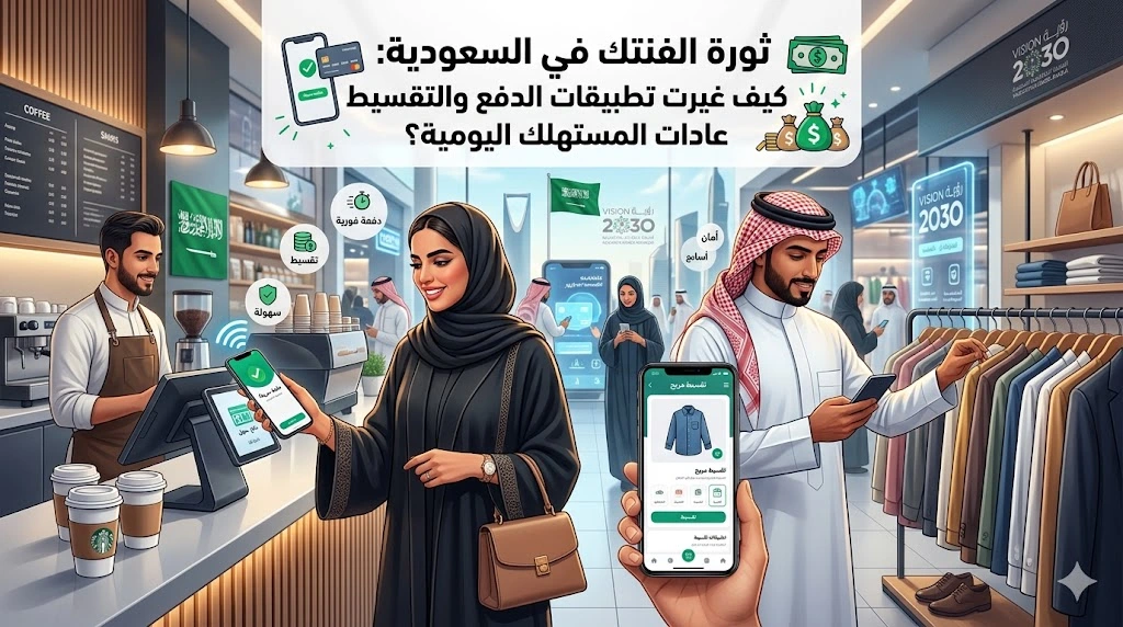 ثورة الفنتك في السعودية: كيف غيرت تطبيقات الدفع والتقسيط عادات المستهلك اليومية؟