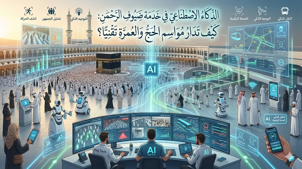 الذكاء الاصطناعي في خدمة ضيوف الرحمن: كيف تدار مواسم الحج والعمرة تقنياً؟