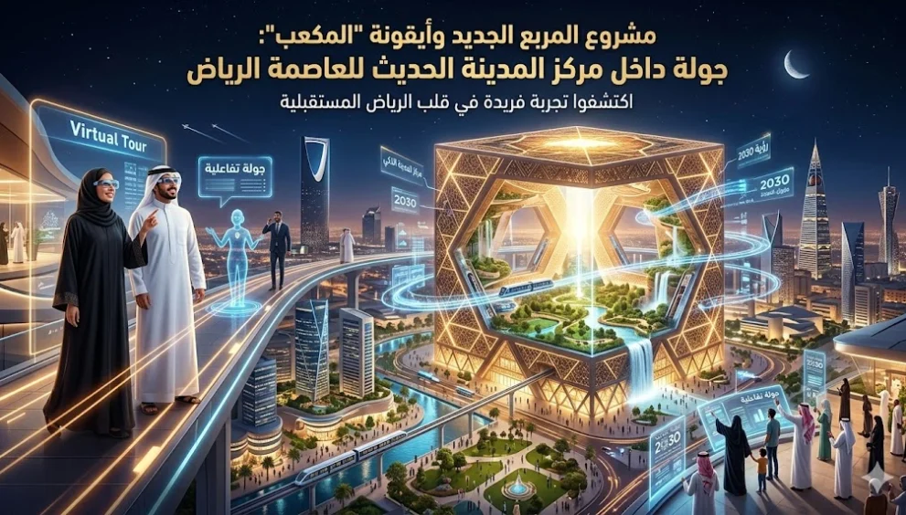 مشروع المربع الجديد وأيقونة "المكعب": جولة داخل مركز المدينة الحديث للعاصمة الرياض