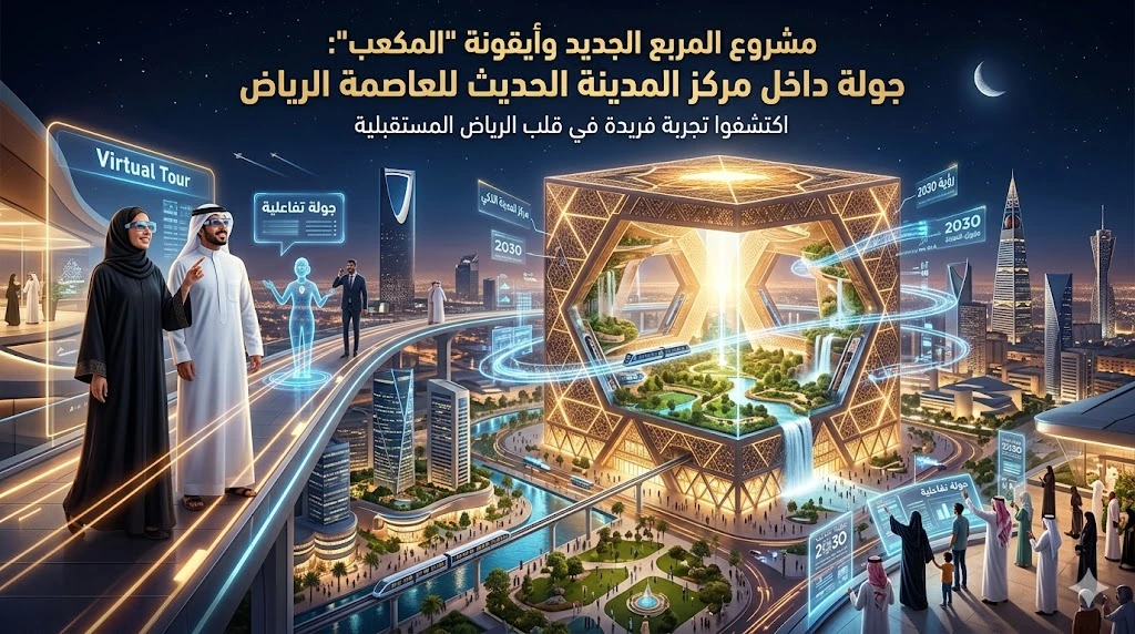 مشروع المربع الجديد وأيقونة "المكعب": جولة داخل مركز المدينة الحديث للعاصمة الرياض