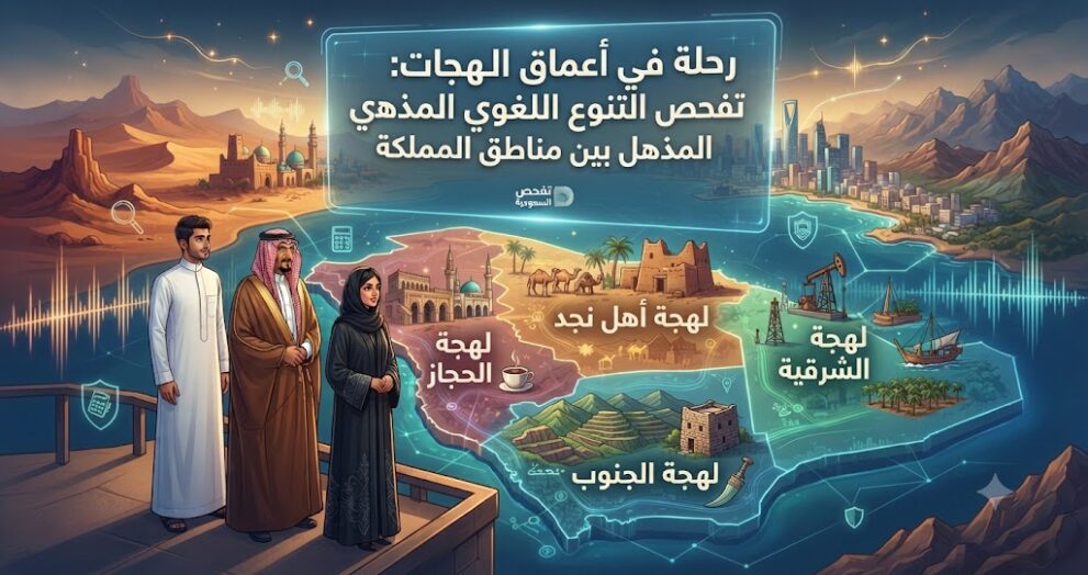 رحلة في أعماق اللهجات: تفحص التنوع اللغوي المذهل بين مناطق المملكة