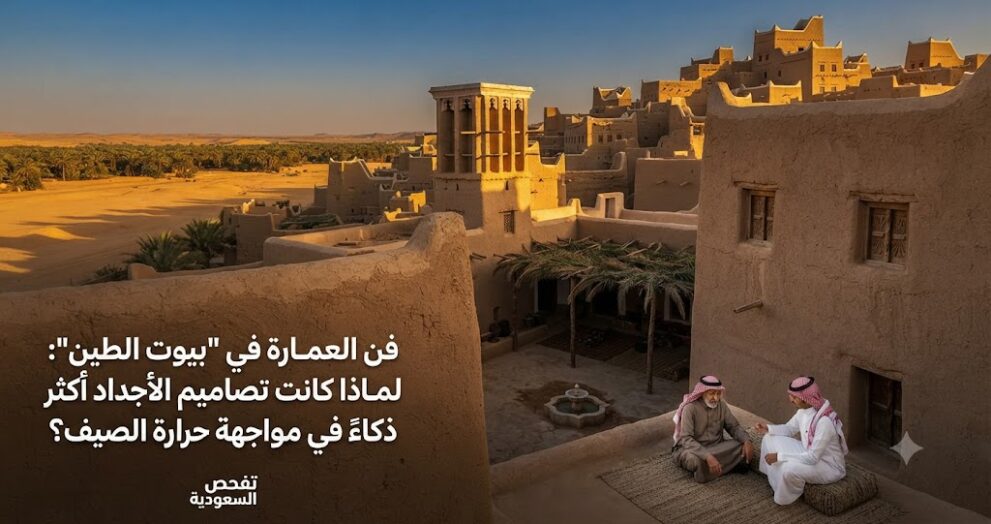 فن العمارة في "بيوت الطين": لماذا كانت تصاميم الأجداد أكثر ذكاءً في مواجهة حرارة الصيف؟