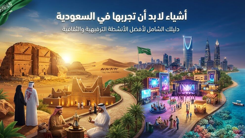 أشياء لا بد أن تجربها في السعودية: دليلك الشامل لأفضل الأنشطة الترفيهية والثقافية