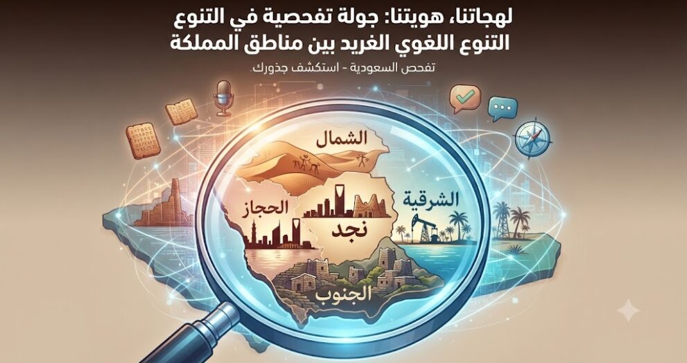 لهجاتنا، هويتنا: جولة تفحصية في التنوع اللغوي الفريد بين مناطق المملكة