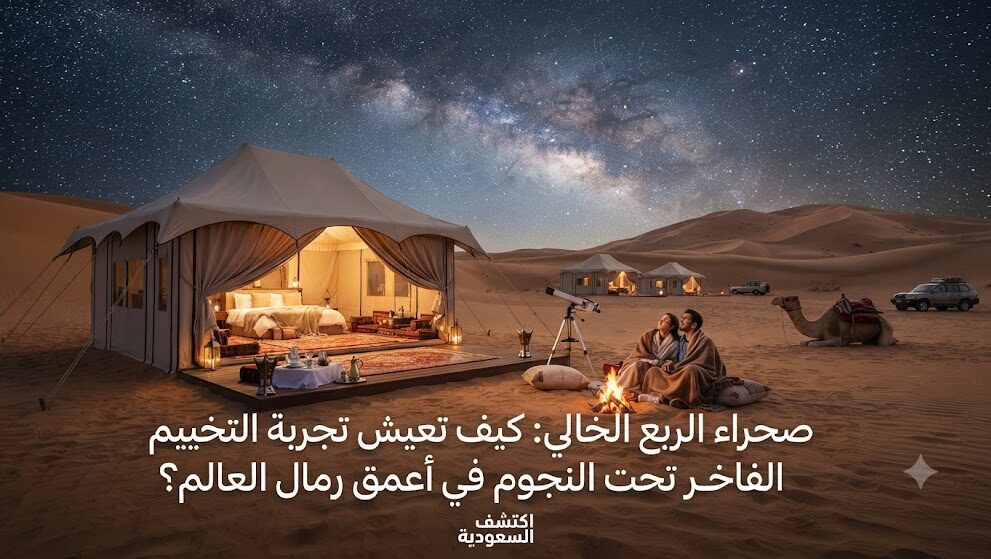 صحراء الربع الخالي: كيف تعيش تجربة التخييم الفاخر تحت النجوم في أعمق رمال العالم؟