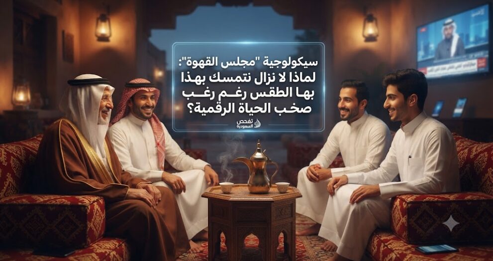 سيكولوجية "مجلس القهوة": لماذا لا نزال نتمسك بهذا الطقس رغم صخب الحياة الرقمية؟